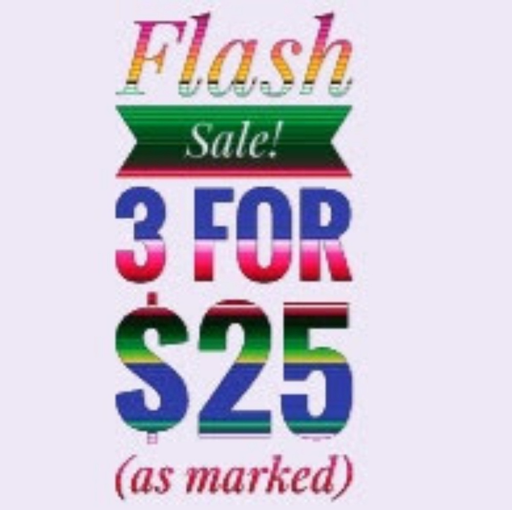 3 for $25